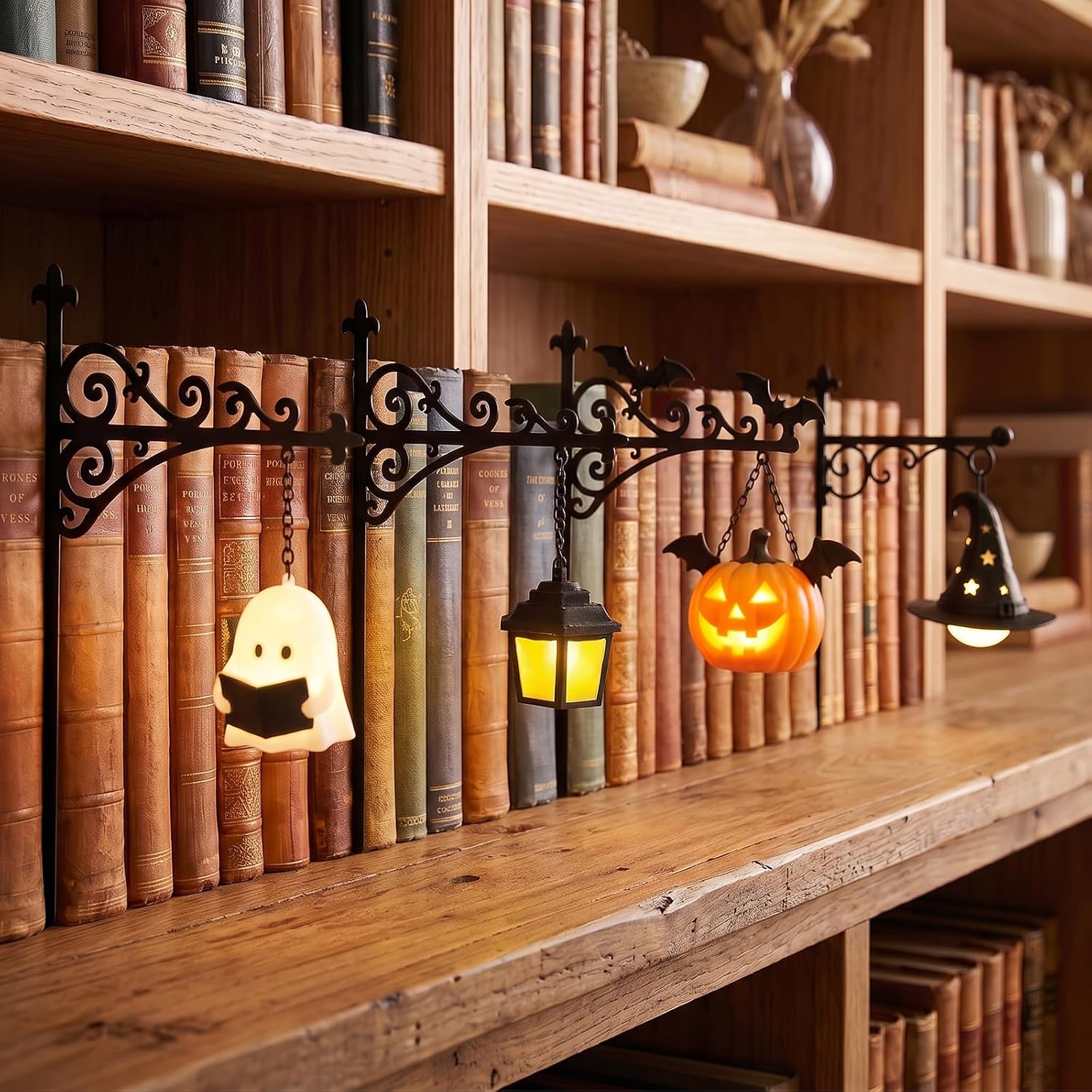 Lighting Decor In Room - 라이브러리 랜턴-장식용 책장 조명 독서 공간