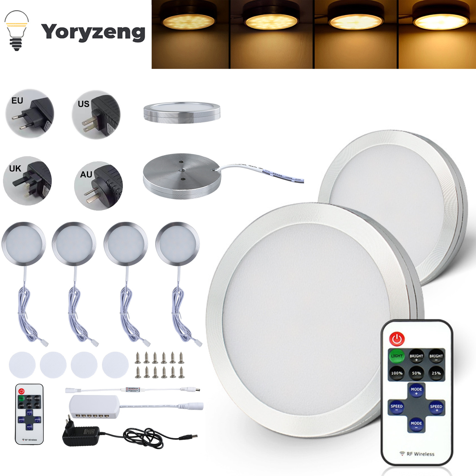 Kitchen Decor Lighting - 캐비닛 아래 LED 야간 조명 디스플레이