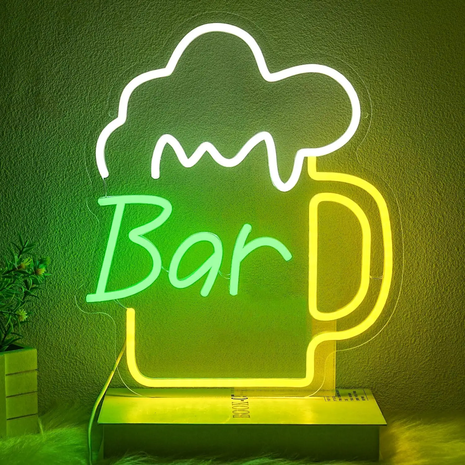 Led Lighting Wall Decor - 맥주 바 네온사인 USB 디밍 가능