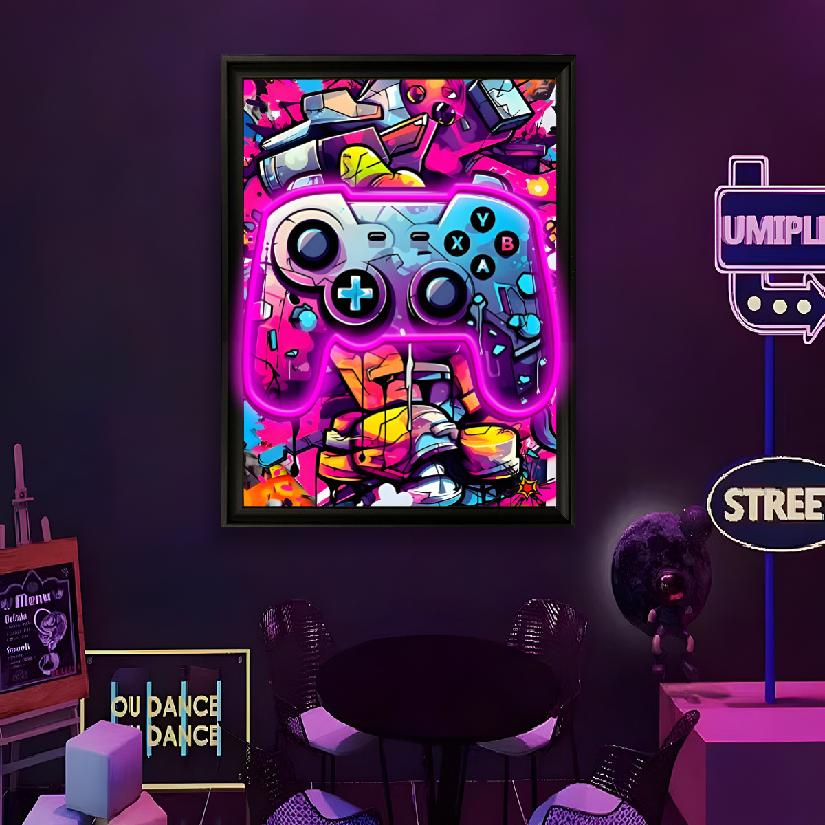 USB 전원 LED 네온 라이트 재미있는 벽화 아트 포 - Led Lighting Wall Decor 리뷰 및 가격