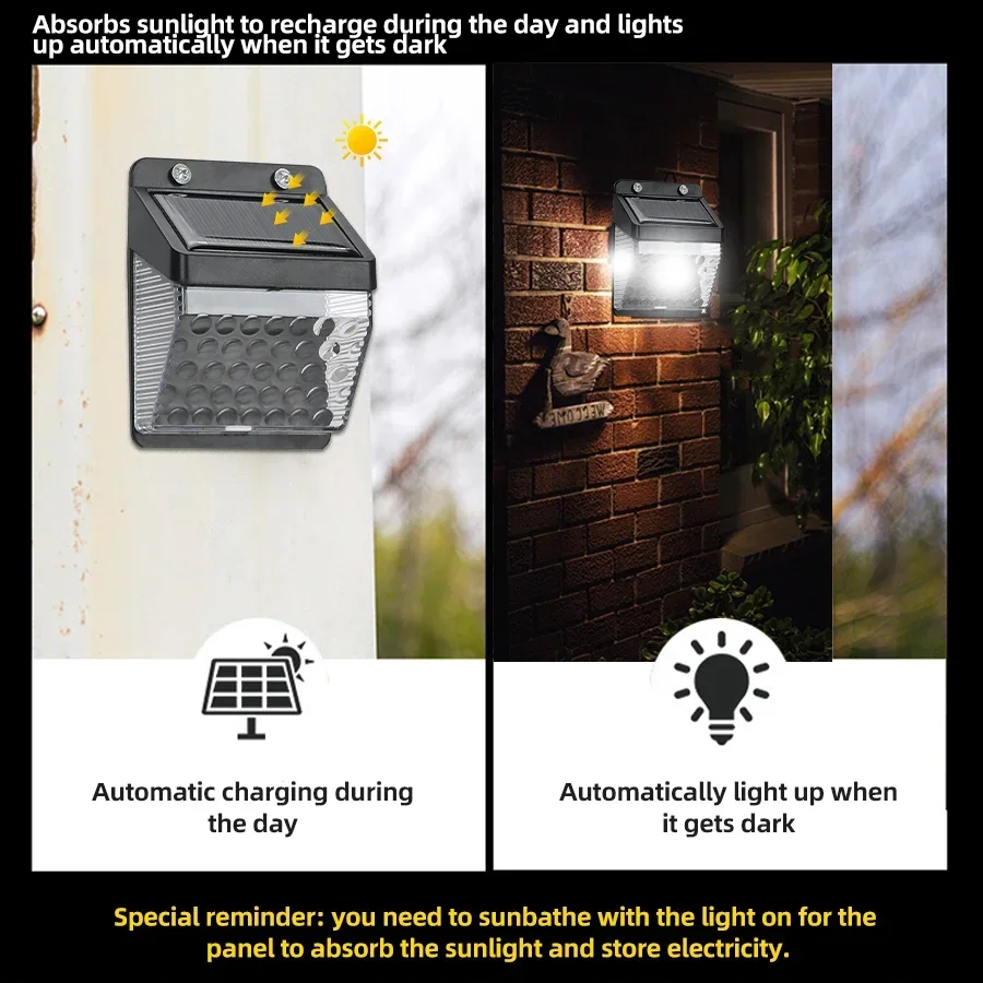 LED 태양광 조명 PIR 모션 센서 벽등 야외 태양광 - Led Lighting Wall Decor 리뷰 및 가격