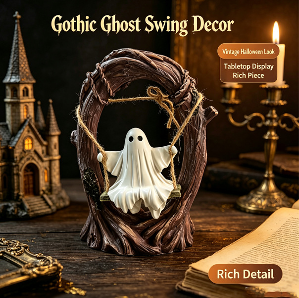 핫세일 신상 할로윈 임프 장식품 스윙 고스트 홈 데코레 - Decor Lighting Sales 리뷰 및 가격