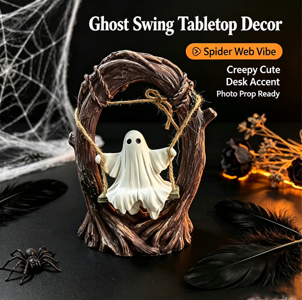핫세일 신상 할로윈 임프 장식품 스윙 고스트 홈 데코레 - Decor Lighting Sales 리뷰 및 가격