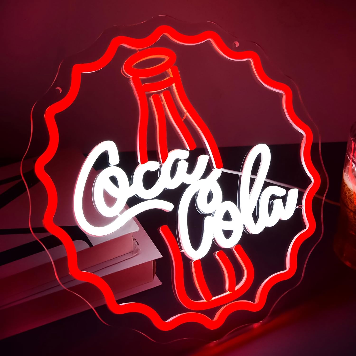 콜라 네온 사인 아트 벽 조명 USB LED 네온 라이 - Led Lighting Wall Decor 리뷰 및 가격