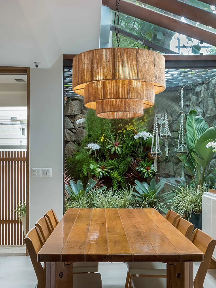 수제 등나무 보헤미안 복고풍 샹들리에 크리 에이 티브  - Decor Lighting Australia 리뷰 및 가격