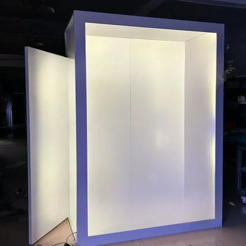 결혼식 사진 장식 PVC 잡지 사진 부스 상자 배경 이 - Lighting And Decor Magazine 리뷰 및 가격