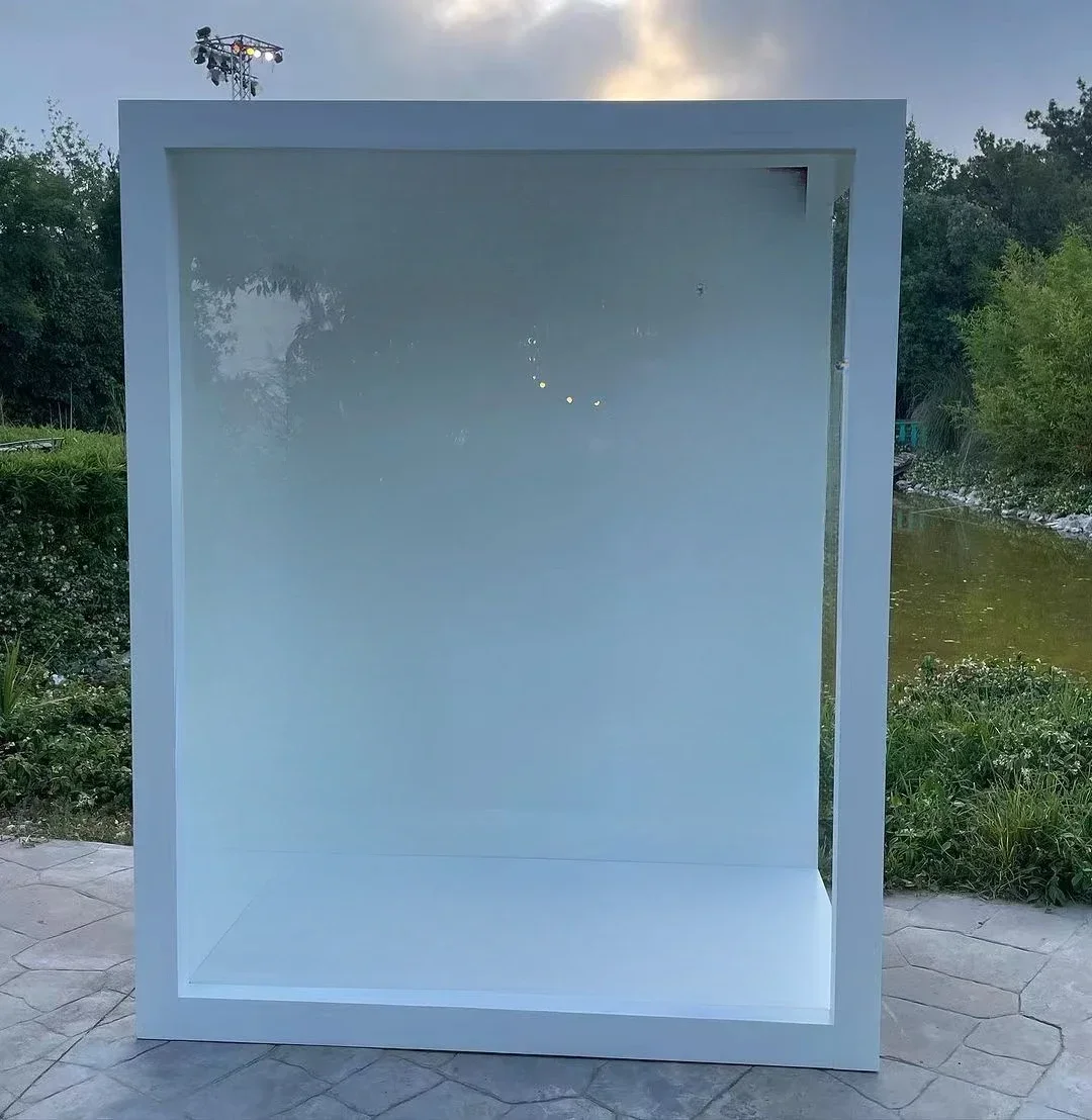 결혼식 사진 장식 PVC 잡지 사진 부스 상자 배경 이 - Lighting And Decor Magazine 리뷰 및 가격