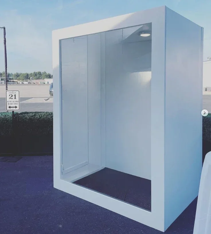 결혼식 사진 장식 PVC 잡지 사진 부스 상자 배경 이 - Lighting And Decor Magazine 리뷰 및 가격
