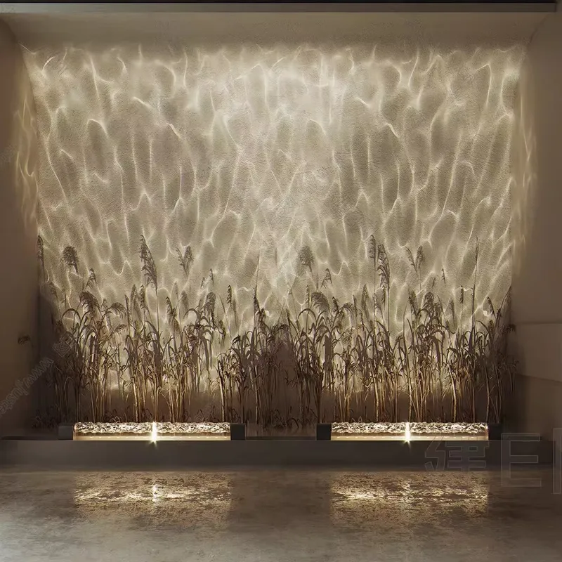 스마트 3D 벽면 프로젝션 조명, 물결 무늬 분위기 조 - Lighting Decor Bedroom 리뷰 및 가격