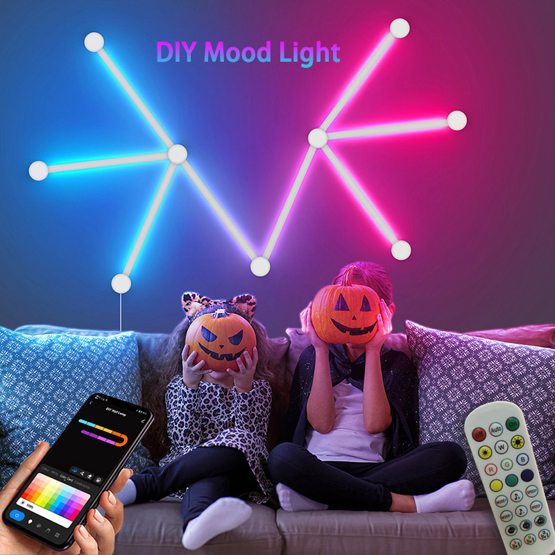 스마트 RGB 벽등, 블루투스 앱 연결 LED 라이트  - Led Lighting Wall Decor 리뷰 및 가격