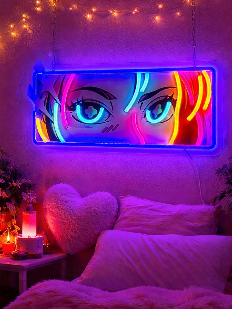 열정적인 눈빛 네온사인 USB 디밍 가능 LED 조명  - Led Lighting Wall Decor 리뷰 및 가격