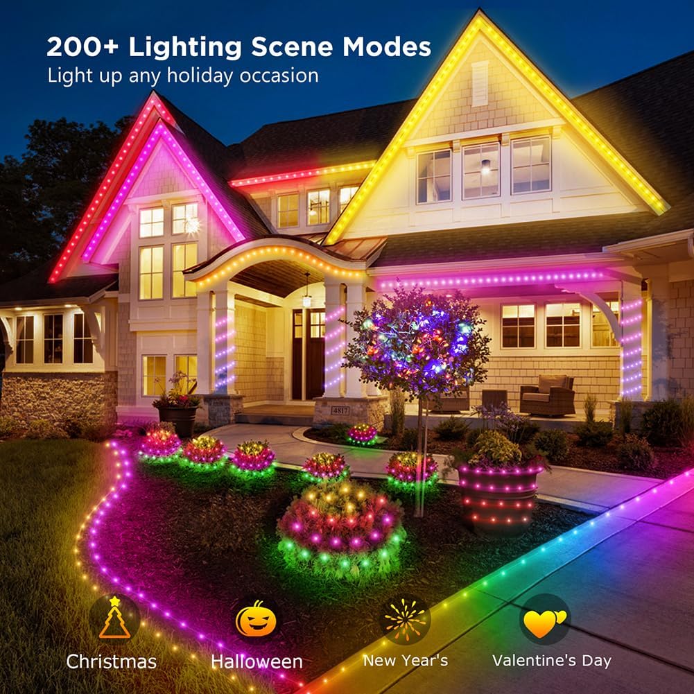 WS2812B 개별 제어 가능한 LED 스트링 조명 R - Decor Lighting Address 리뷰 및 가격