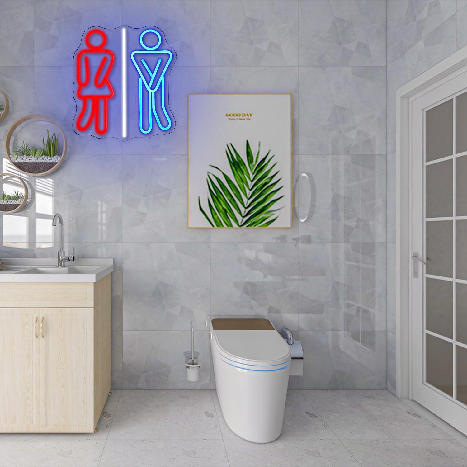 화장실 네온사인, 화장실용 USB 디밍 가능 LED 조 - Led Lighting Wall Decor 리뷰 및 가격