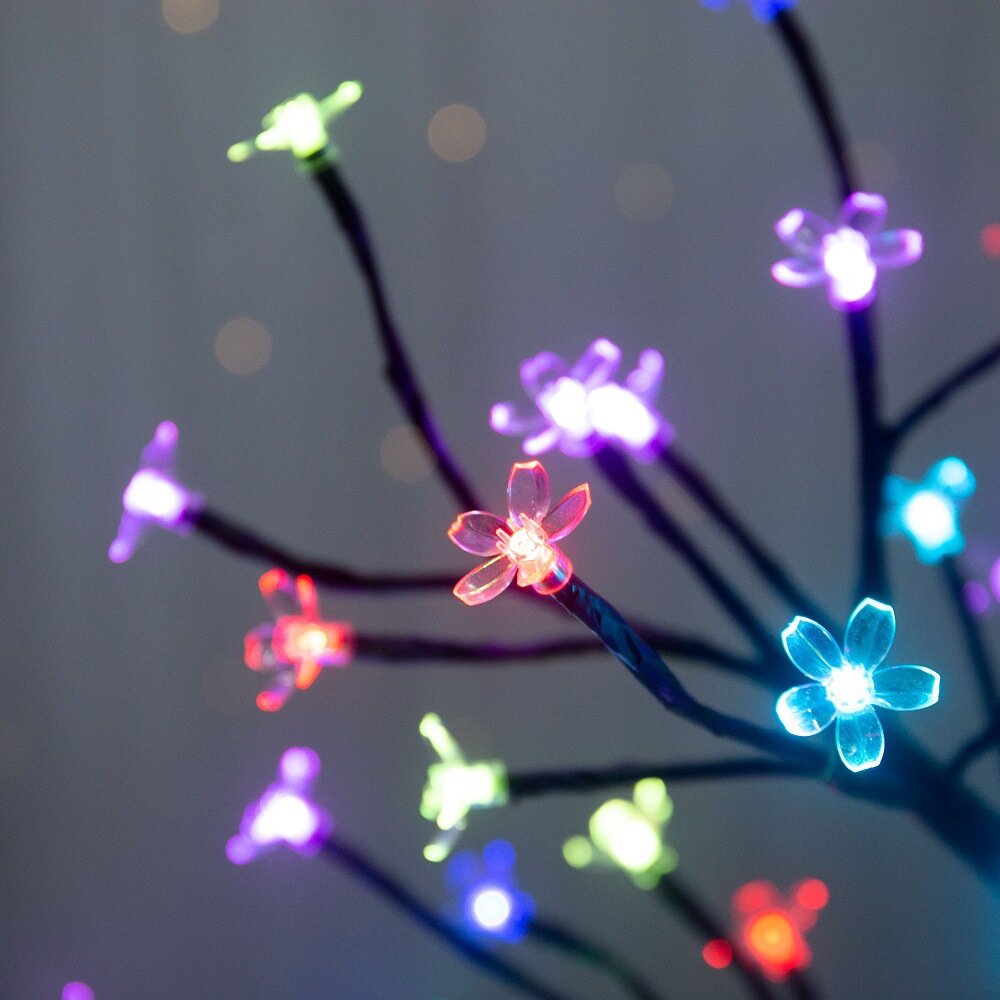 1/2PC 20LED 벚꽃 나무 가지 조명 실내외 홈  - Lighting Decoration Outdoor 리뷰 및 가격