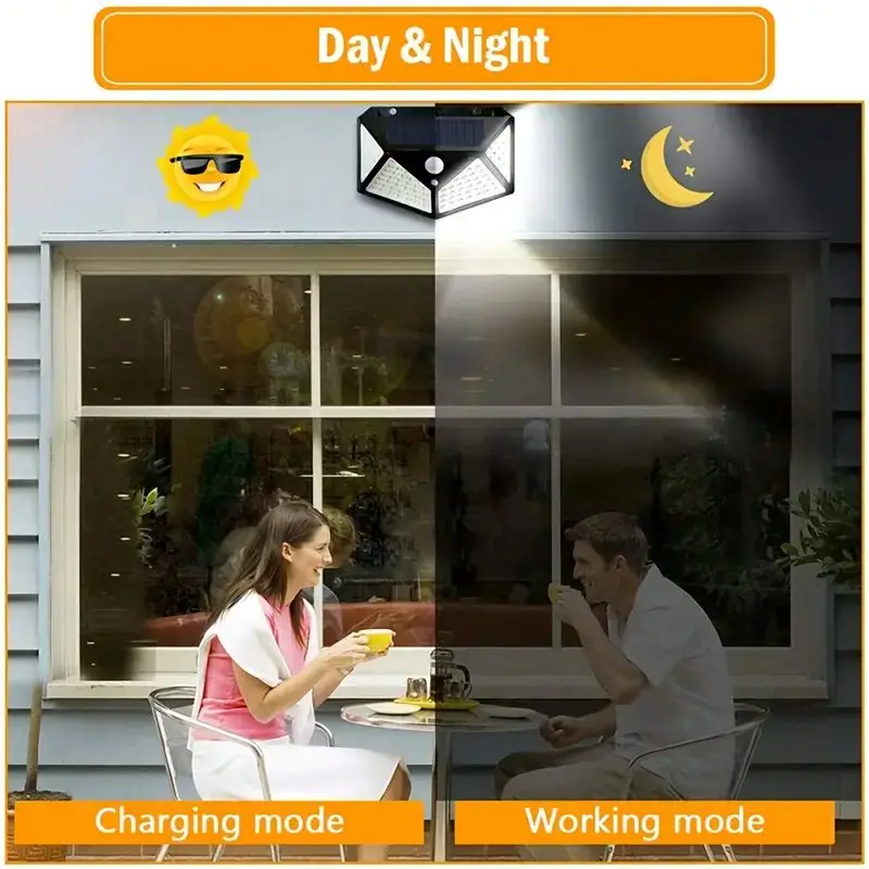 100LED 야외 태양광 정원등, 모션 센서 방수 태양 - Lighting Decoration Outdoor 리뷰 및 가격