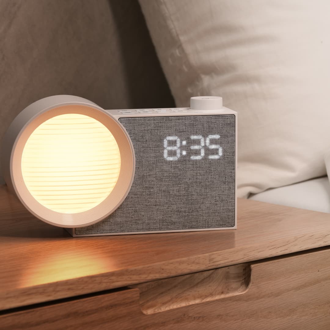 WILIT LED 무드등 알람 시계, 백색소음 및 타이 - Lighting Decor Bedroom 리뷰 및 가격
